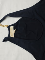 Blusa Michael Kors Mujer Extra Chica Sin Mangas Con Cadena