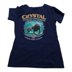 Playera Harley Davidson Azul Manga Corta Extra Chico Mujer