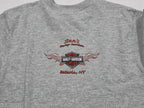 Playera Harley Davidson Mujer Extra Chica Gris Manga Corta