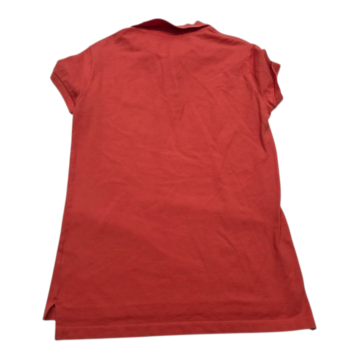 Playera Lacoste De Mujer Talla 34 Color Coral Manga Corta