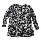Blusa Karl Lagerfeld Extrachica Mujer Color Negra Floreada