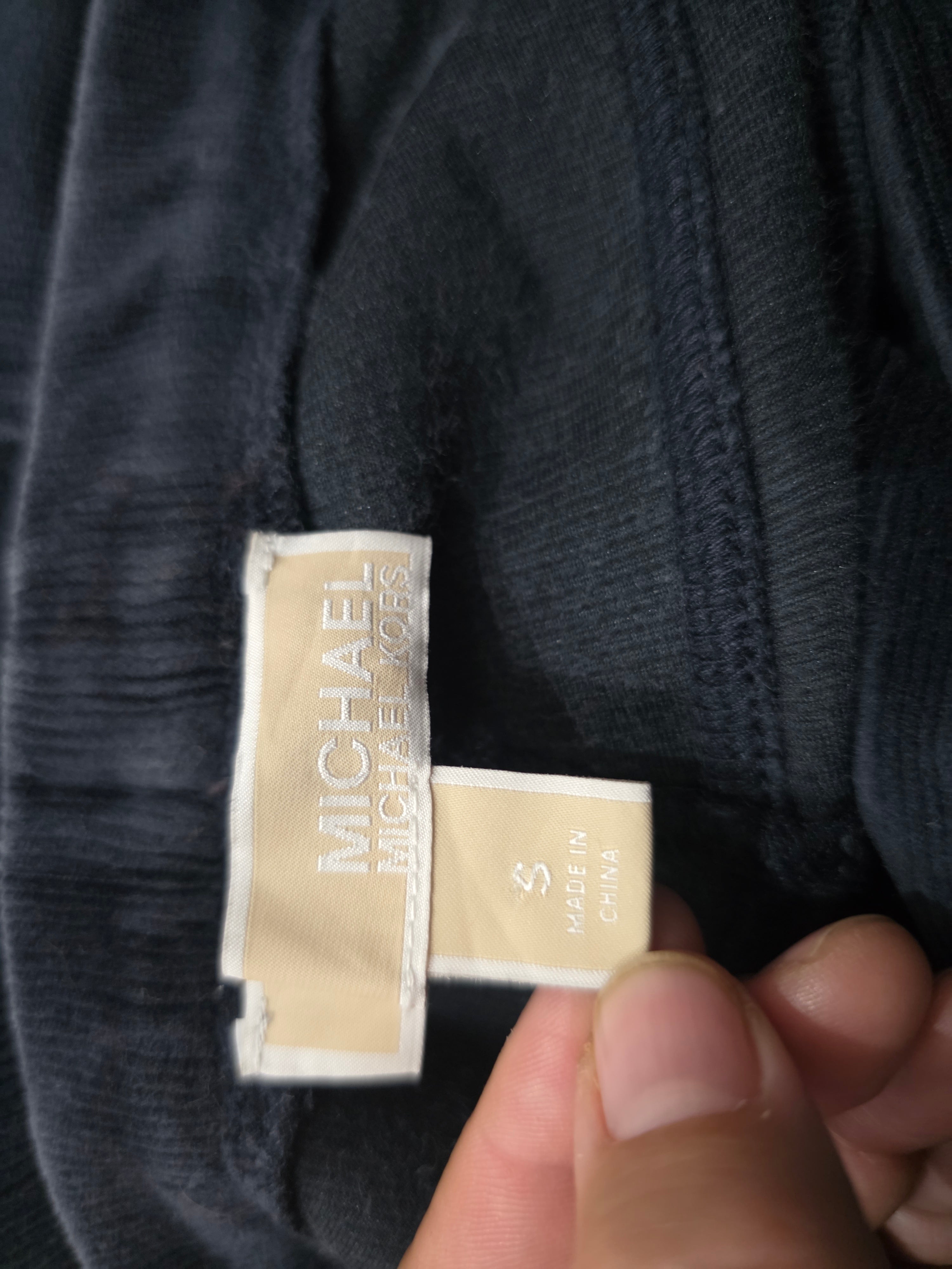 Legging Michael Kors De Pana Color Azul Profundo Talla Chica