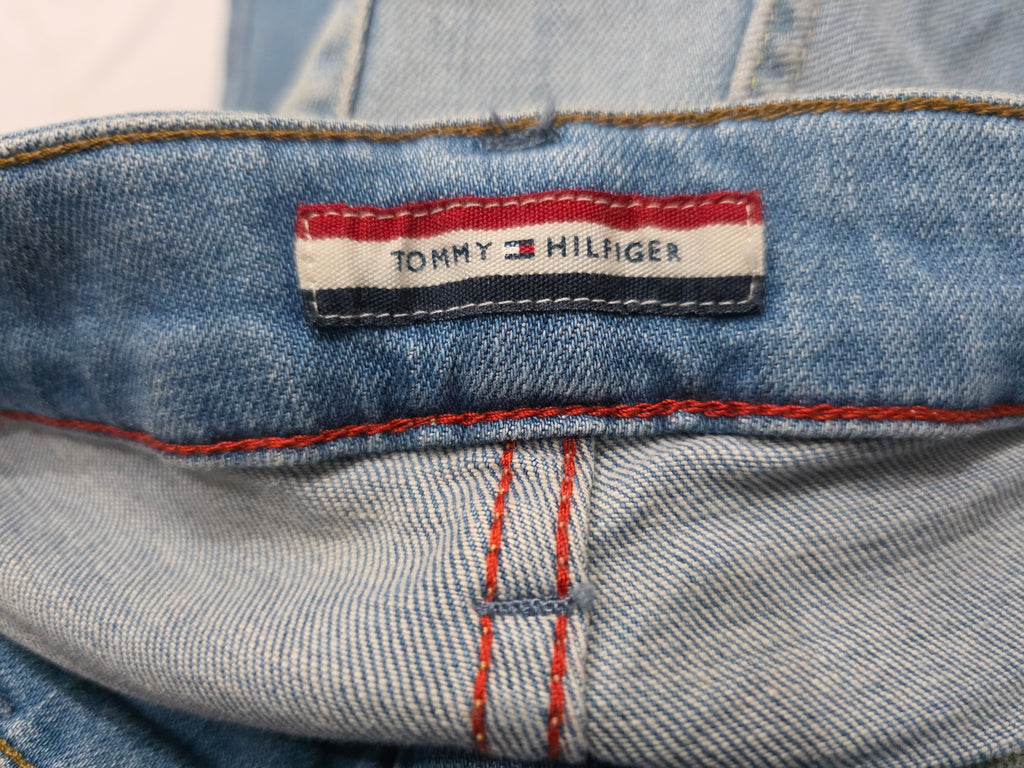 Pantalon Tommy Hilfiger Mujer Talla 6 Mezclilla Azul Claro