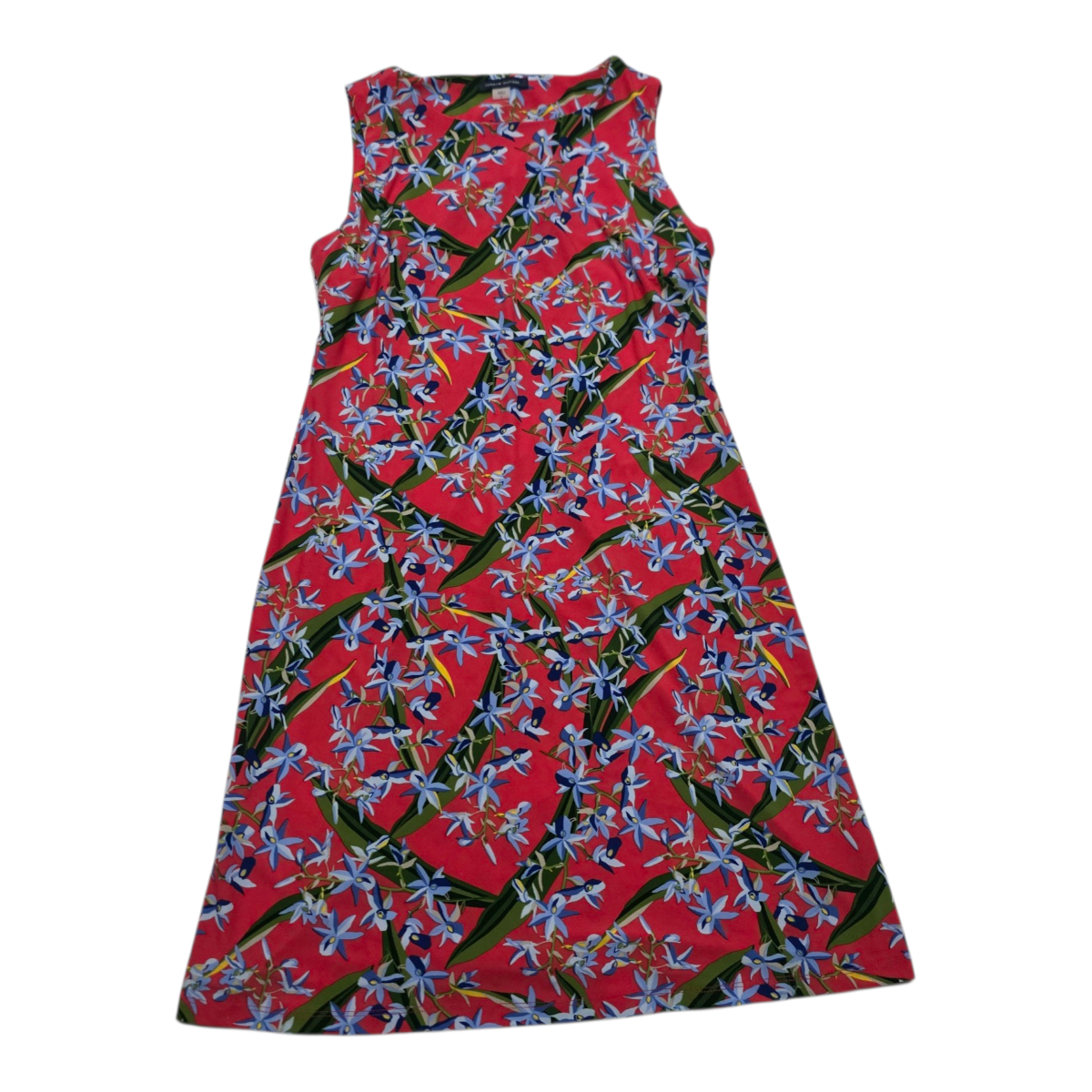 Vestido Tommy Hilfiger Mujer Talla 4 Color Coral Con Flores