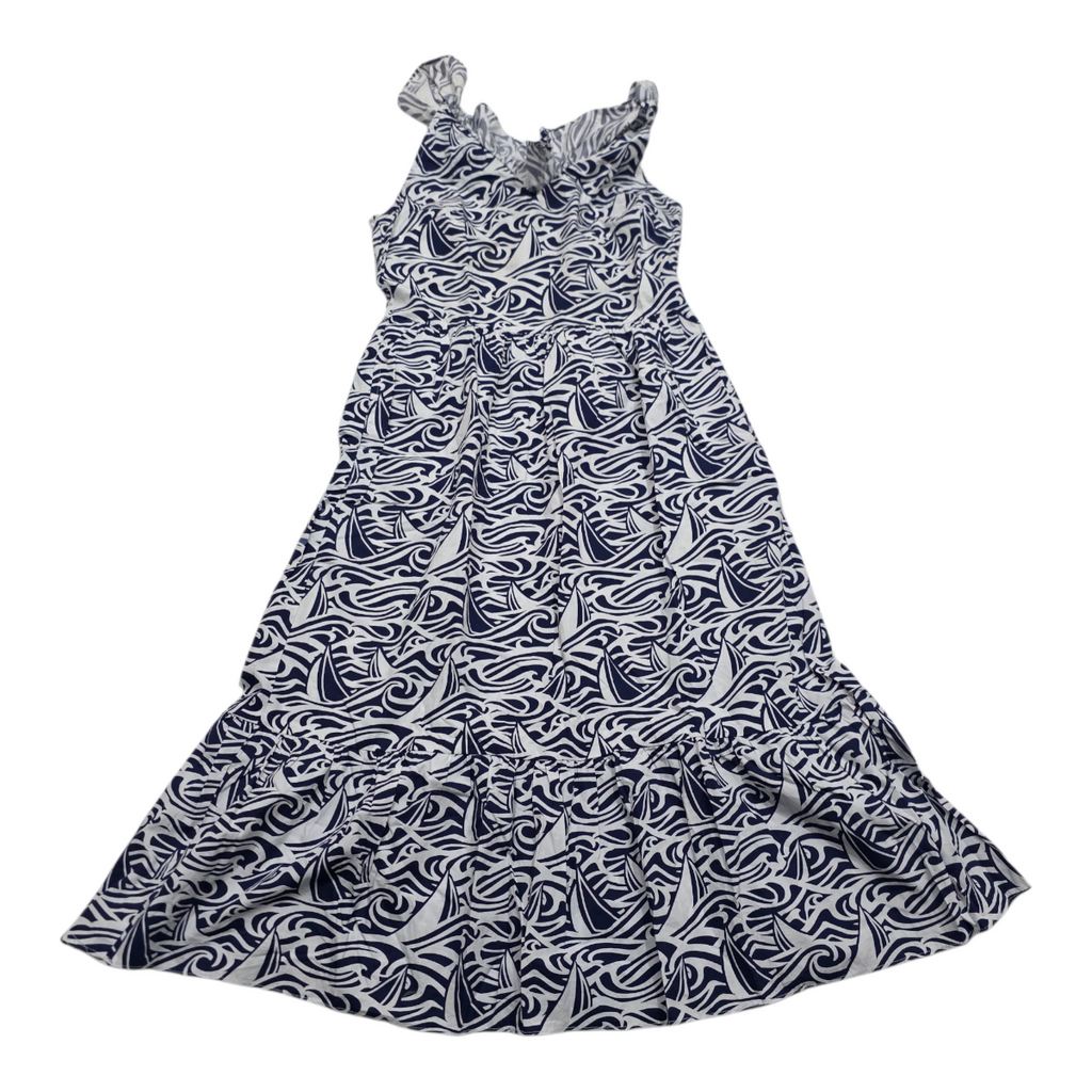 Vestido Vineyard Vines Barcos Talla Chica mujer Azul Blanco