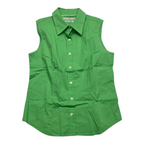 Camisa Sin Mangas Tommy Hilfiger Talla 6 Color Verde
