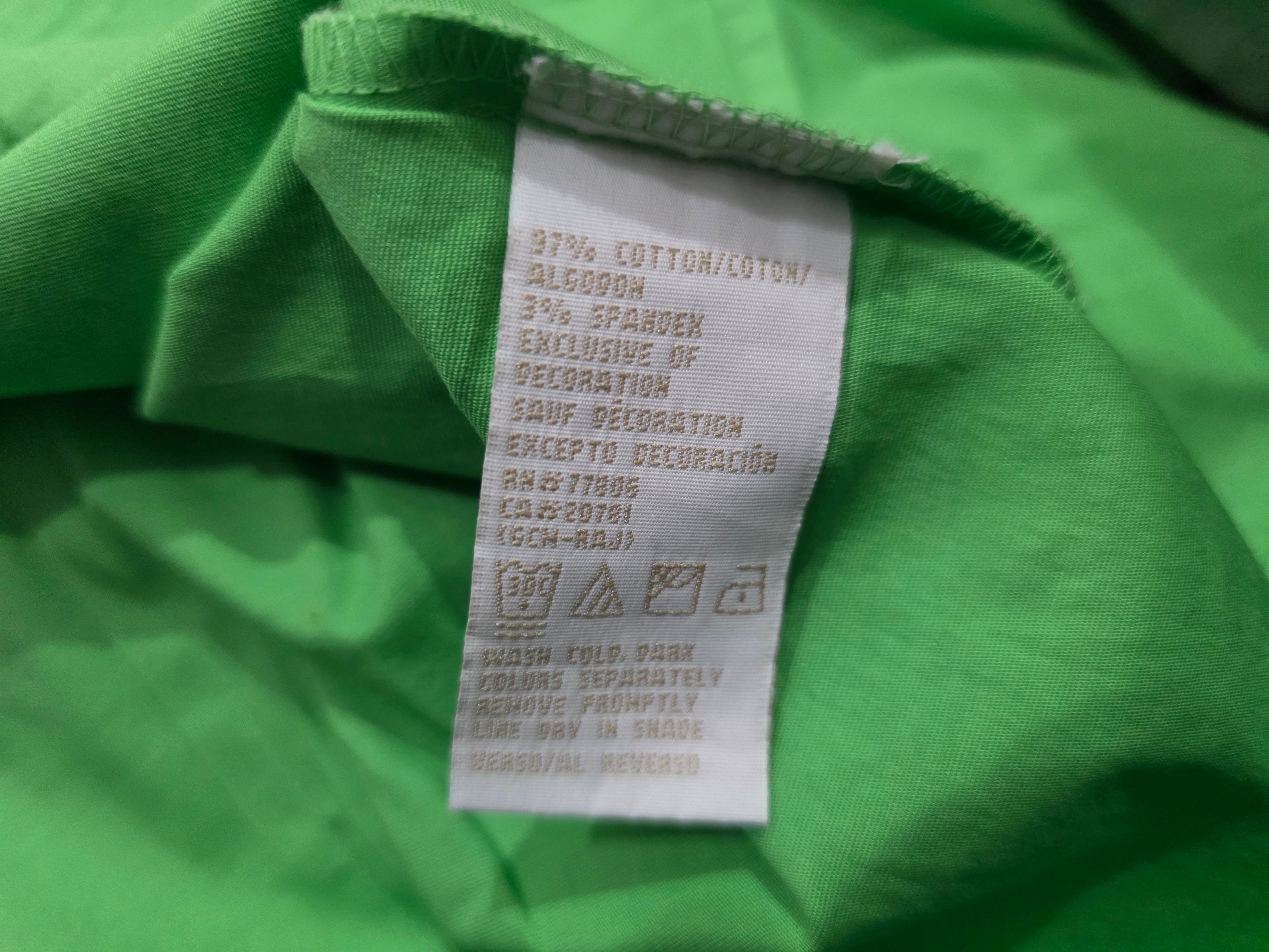 Camisa Sin Mangas Tommy Hilfiger Talla 6 Color Verde