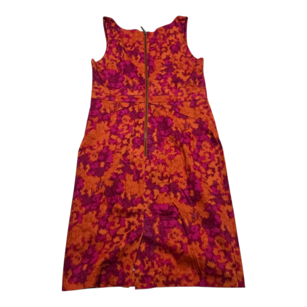 Vestido Michael Kors Talla 6 Mujer Naranja/ Rosa Sin Mangas