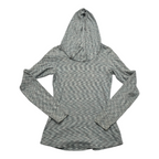 Playera Con Gorro Columbia Talla Chica De Mujer Color Gris
