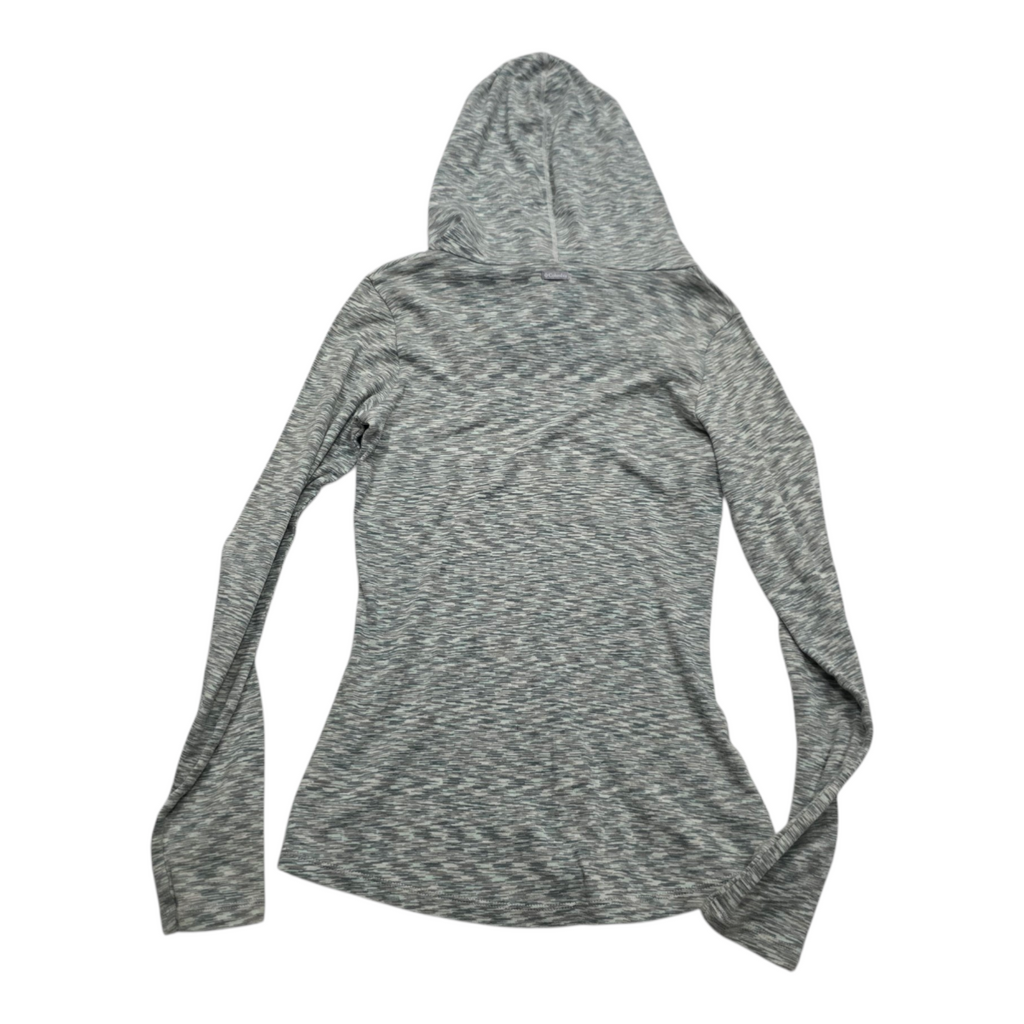 Playera Con Gorro Columbia Talla Chica De Mujer Color Gris