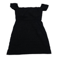 Vestido Vineyard Vines Off Shoulder Negro Talla 6 Mujer
