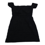 Vestido Vineyard Vines Off Shoulder Negro Talla 6 Mujer
