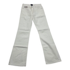 Pantalon Tommy Hilfiger Mujer Talla 6 Blanco De Mezclilla