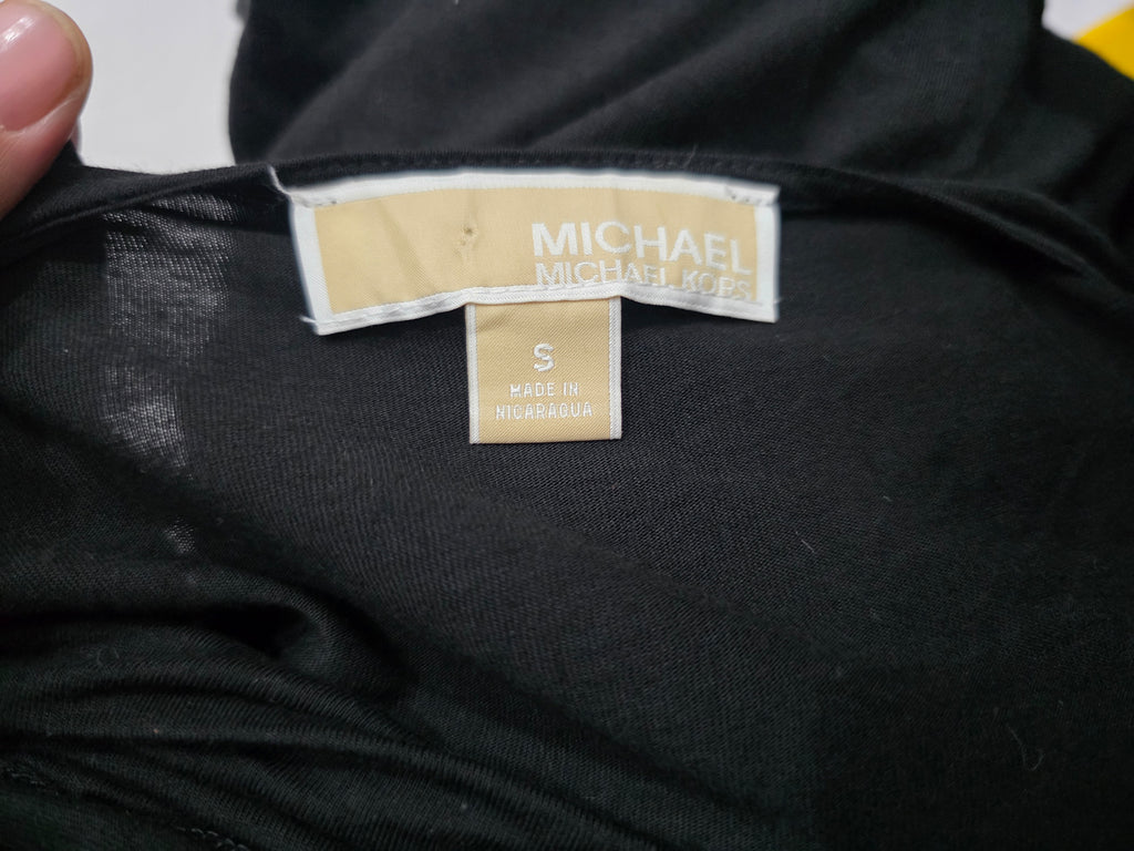 Blusa De Rayon Michael Kors Color Negro Talla Chica