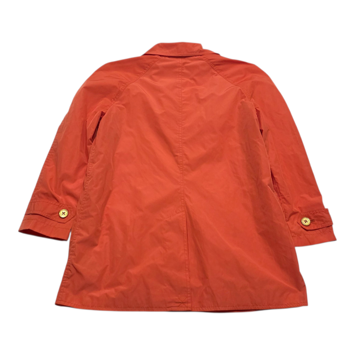 Gabardina Corta Ralph Lauren Mujer Mediana Petite Naranja