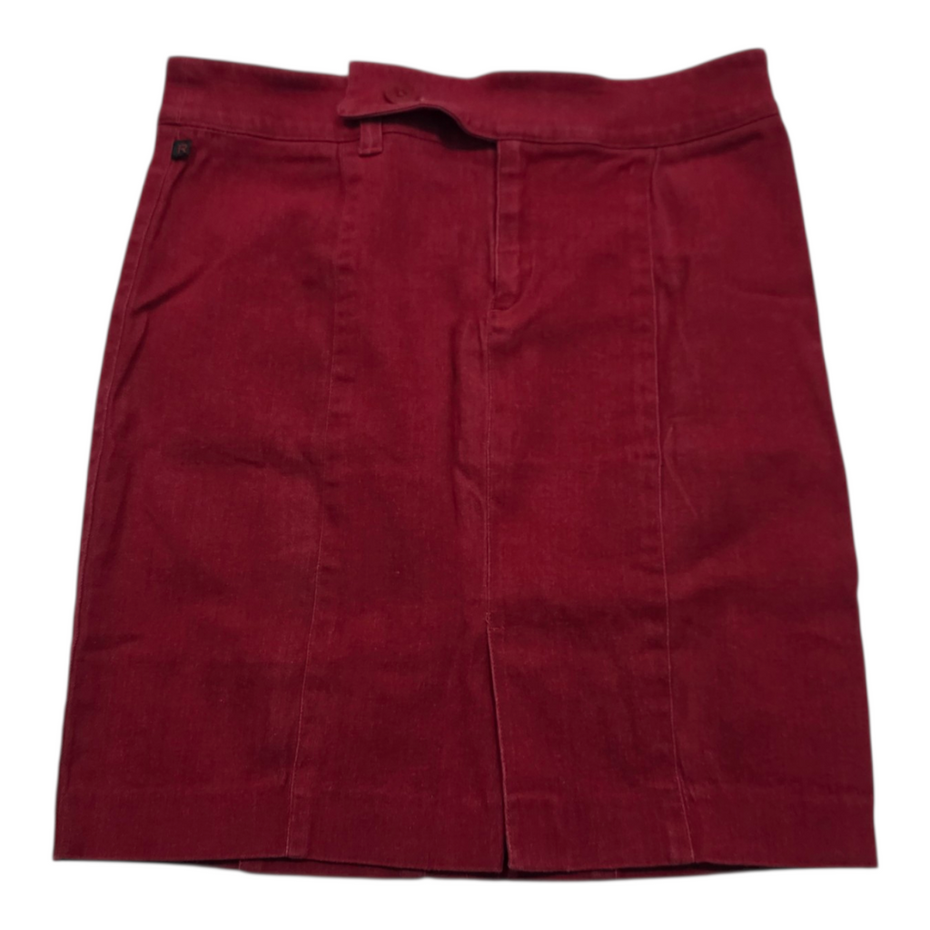 Falda De Mezclilla Color Rojo Ralph Lauren Talla 10