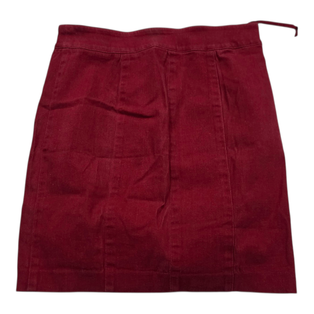 Falda De Mezclilla Color Rojo Ralph Lauren Talla 10