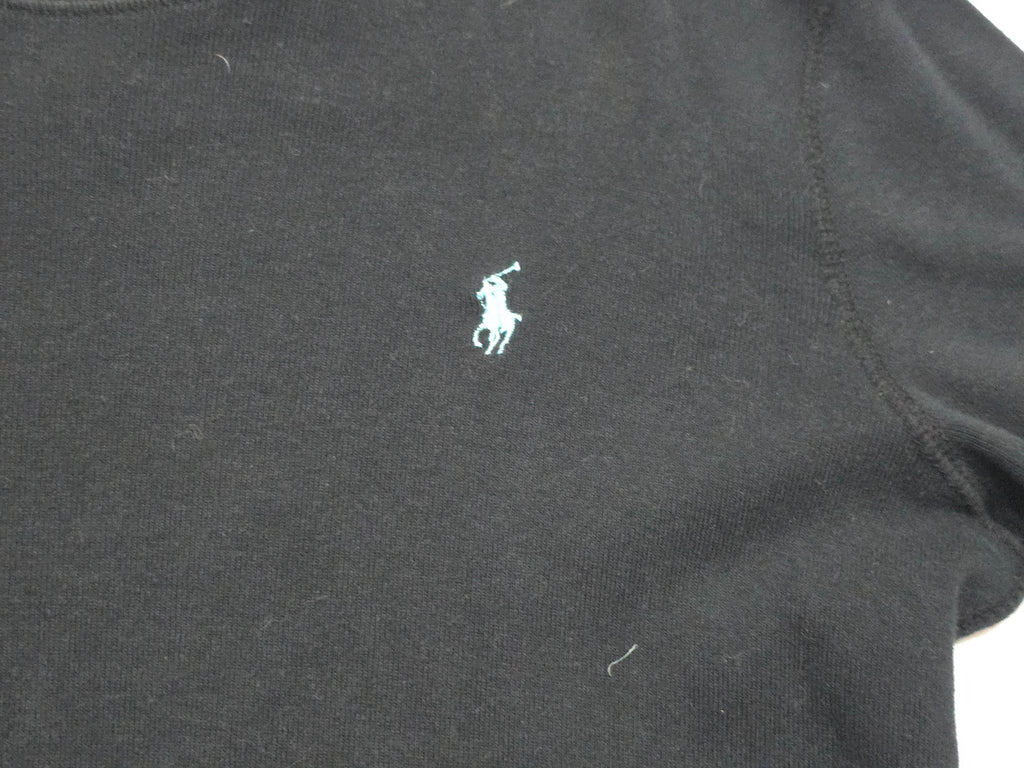 Playera Ralph Laurensport Mujer Manga Larga Negra Poni Azul