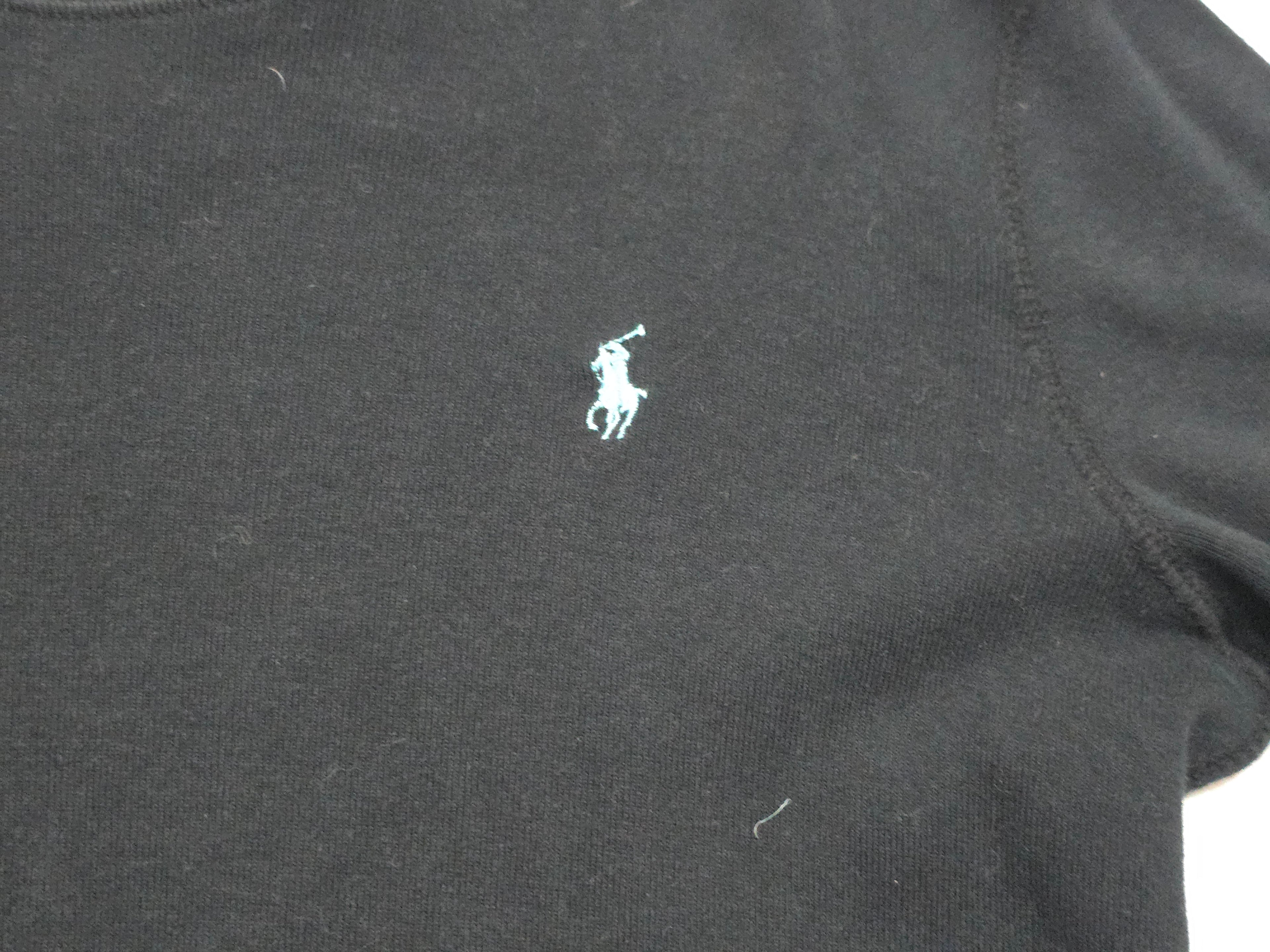Playera Ralph Laurensport Mujer Manga Larga Negra Poni Azul