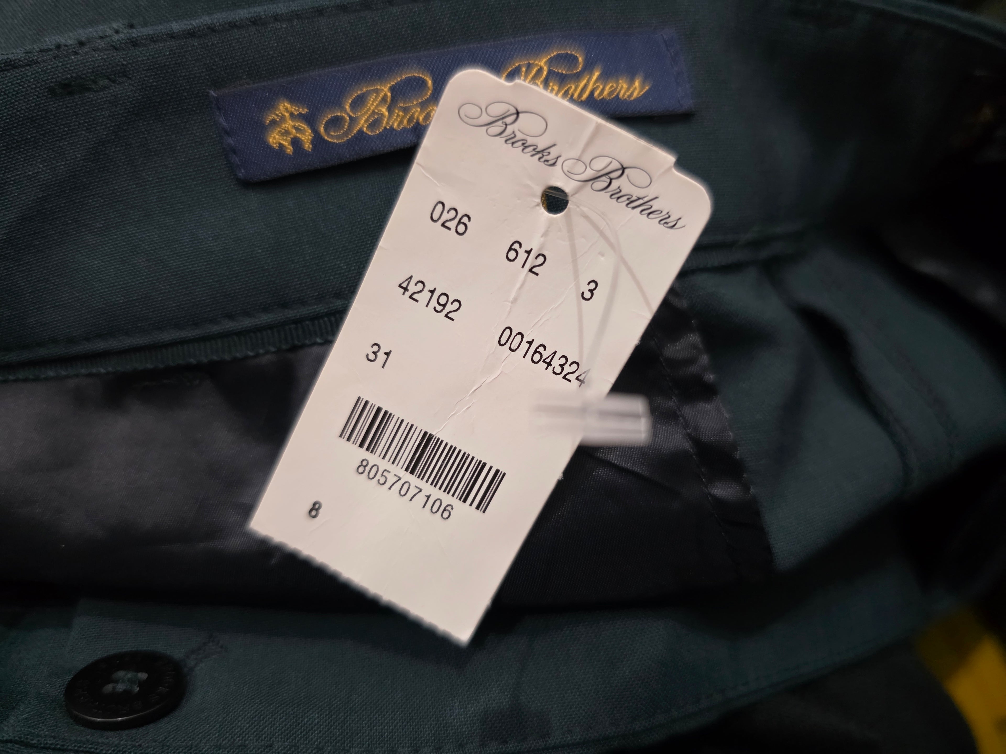 Pantalon De Vestir Brooks Brothers Verde Mujer Talla 8