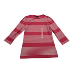 Playera Tommy Hilfiger Mujer Color Rosa Con Lineas Blancas
