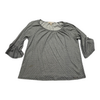Blusa Michael Kors De Mujer Color Gris Con Lunares Mediana