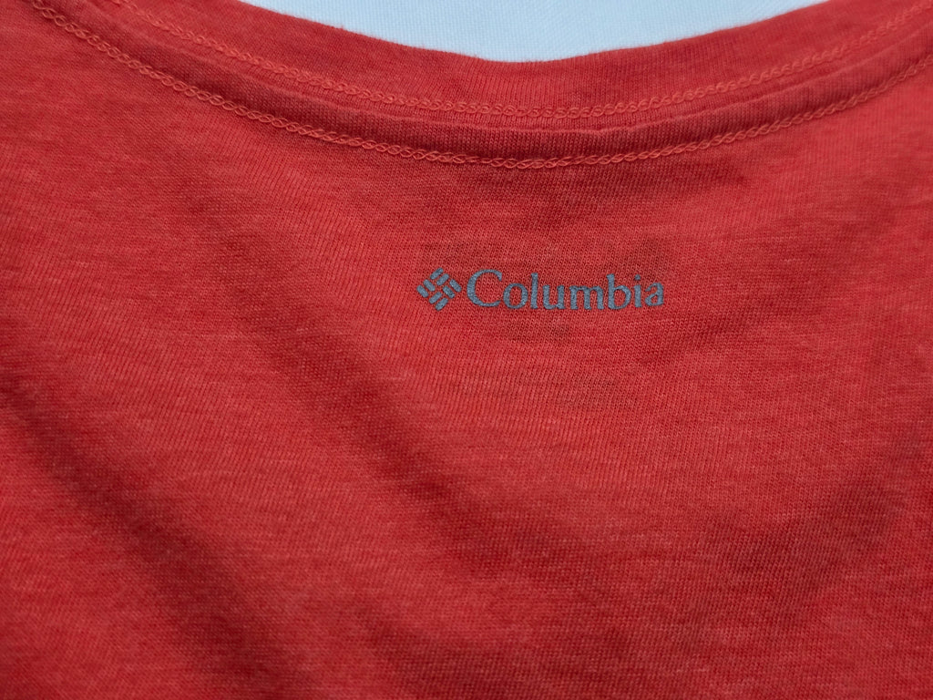 Playera Columbia Sin Mangas Mediana De Mujer Color Naranja