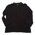 Playera Ralph Lauren De Mujer Color Cafe Grande
