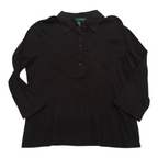Playera Ralph Lauren De Mujer Color Cafe Grande