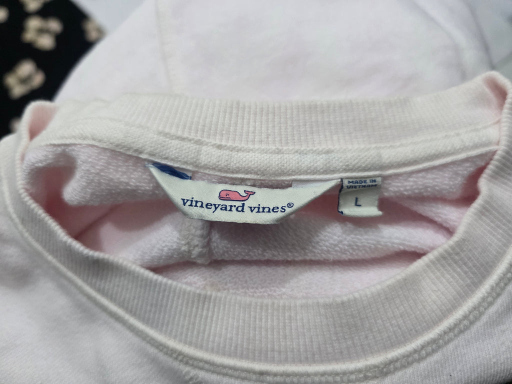 Sudadera Corta Vineyard Vines De Mujer Rosa