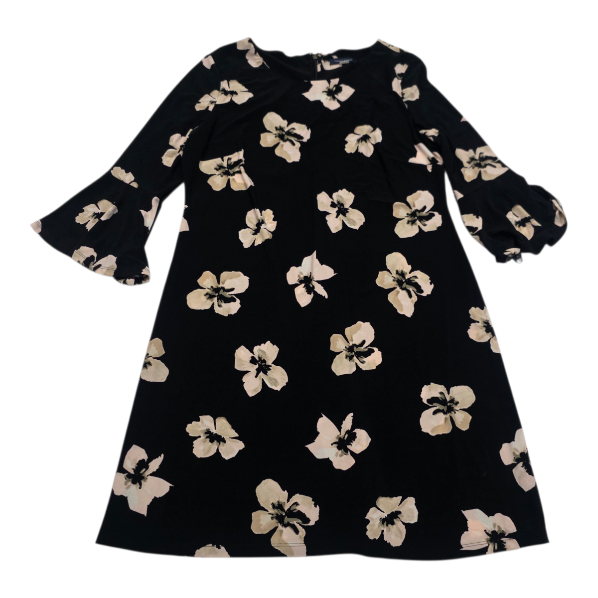 Vestido Tommy Hilfiger Mujer Talla 14 Color Negro Floreado