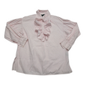 Blusa Con Olan Ralph Lauren Rosa Rayada Mujer Talla Grande