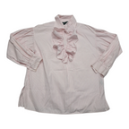 Blusa Con Olan Ralph Lauren Rosa Rayada Mujer Talla Grande