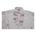 Blusa Con Olan Ralph Lauren Rosa Rayada Mujer Talla Grande
