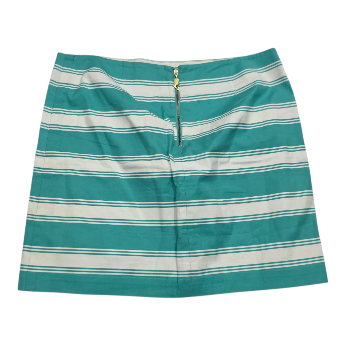 Falda Vineyard Vines De Mujer Talla 12 Verde/blanco