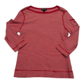 Playera Ralph Lauren Grande Petite Rojo Rayada