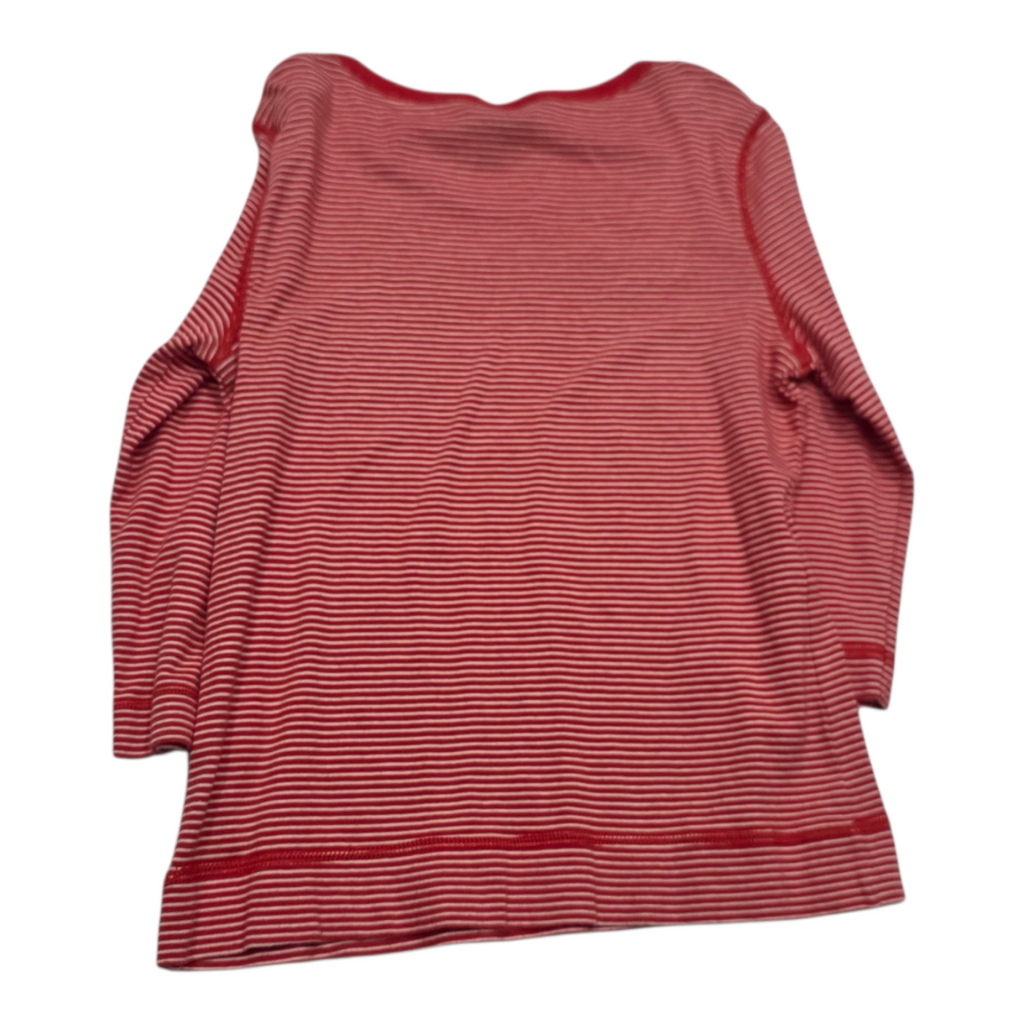 Playera Ralph Lauren Grande Petite Rojo Rayada