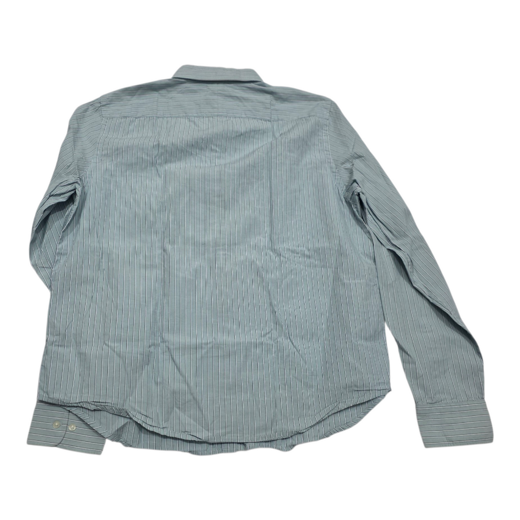 Camisa Ralph Lauren De Mujer Talla Grande Azul Claro Rayada