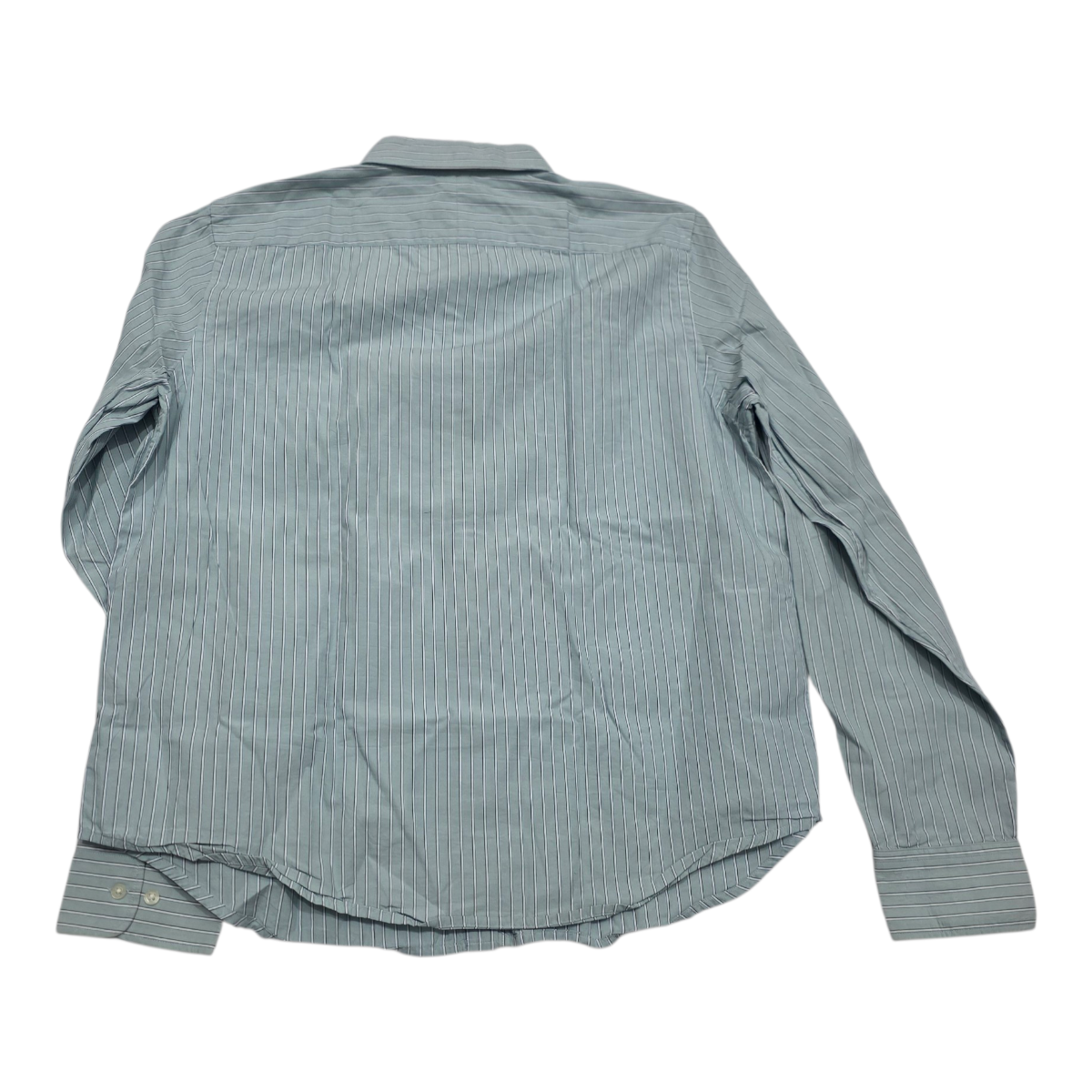 Camisa Ralph Lauren De Mujer Talla Grande Azul Claro Rayada