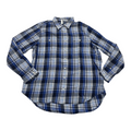 Camisa De Mujer Ralph Lauren Talla Grande Azul A Cuadros