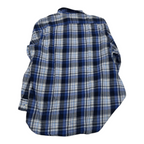 Camisa De Mujer Ralph Lauren Talla Grande Azul A Cuadros