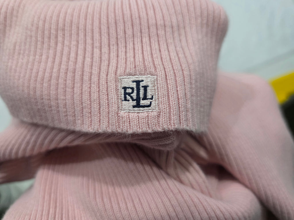 Sueter Turtle Neck Ralph Lauren Grande De Mujer Color Rosa
