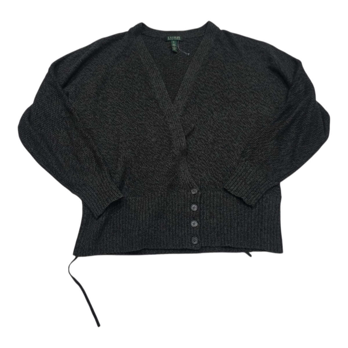 Sueter Ralph Lauren Extra Grande De Mujer Gris Oscuro