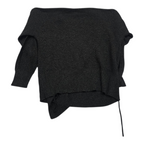 Sueter Ralph Lauren Extra Grande De Mujer Gris Oscuro