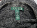 Sueter Ralph Lauren Extra Grande De Mujer Gris Oscuro