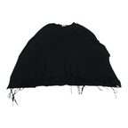 Poncho Michael Kors Con Flecos Color Negro Mujer Talla L/xl