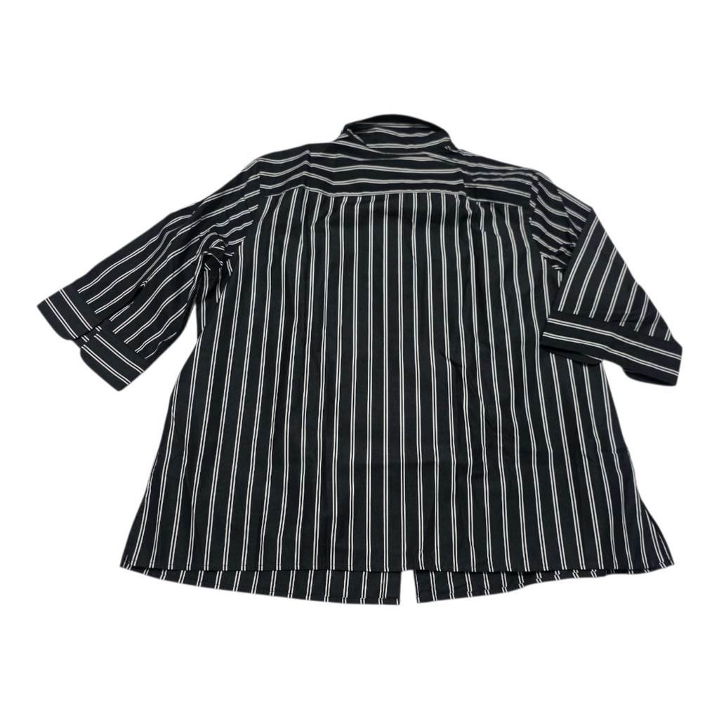 Camisa Ralph Lauren Talla 1x Color Gris Con Lineas
