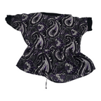 Blusa Michael Kors Talla 2x Morada Con Negro