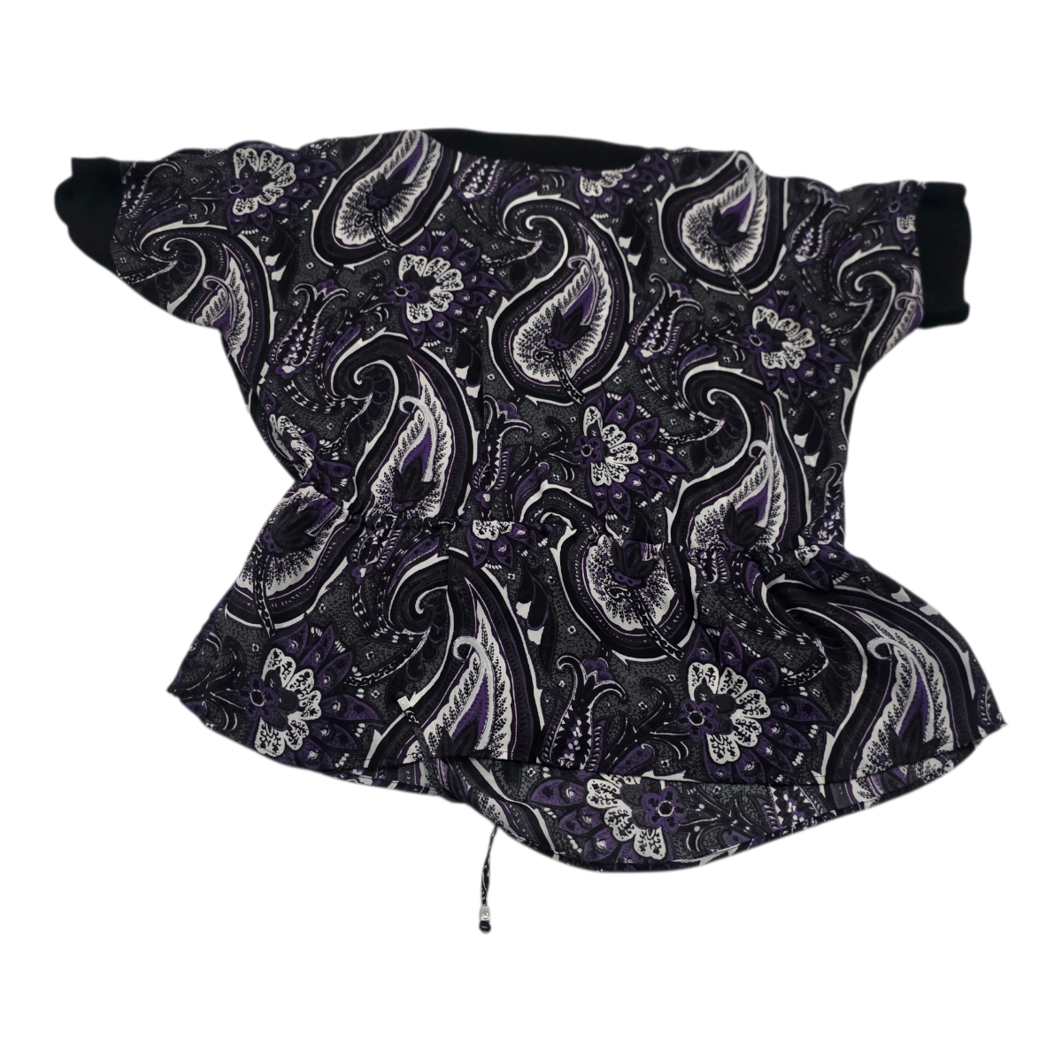 Blusa Michael Kors Talla 2x Morada Con Negro