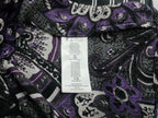 Blusa Michael Kors Talla 2x Morada Con Negro